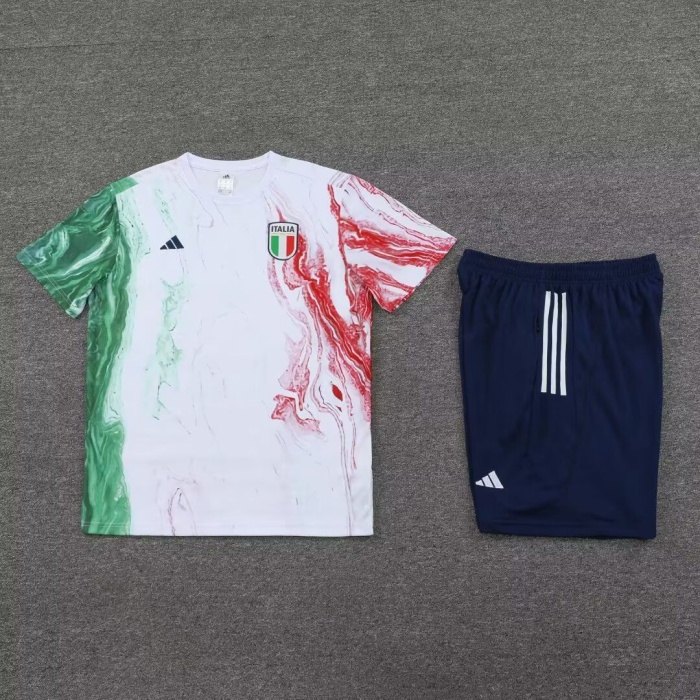 Italy 23/24 White Training Kit Jerseys