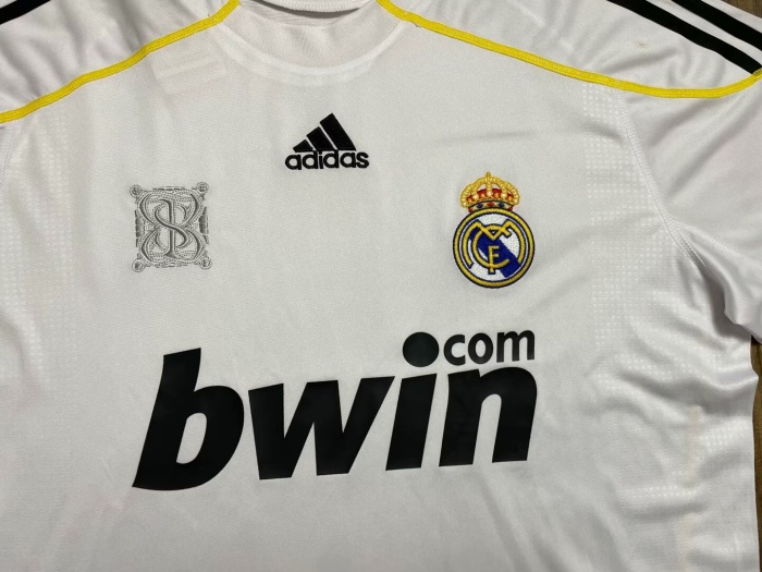 Real Madrid 09/10 Home Long Soccer Jersey