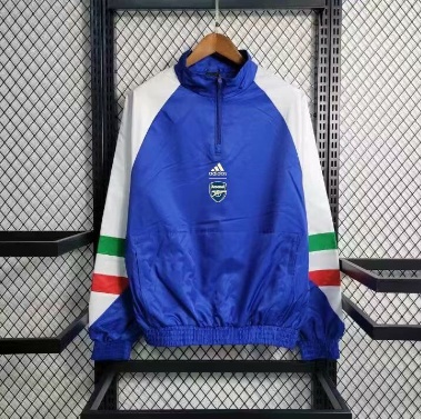Arsenal 23/24 Wind Coat - Blue/White