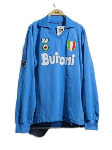 Napoli 87/88 Home Long Soccer Jersey