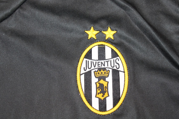 Juventus 01/02 Away Black Soccer Jersey