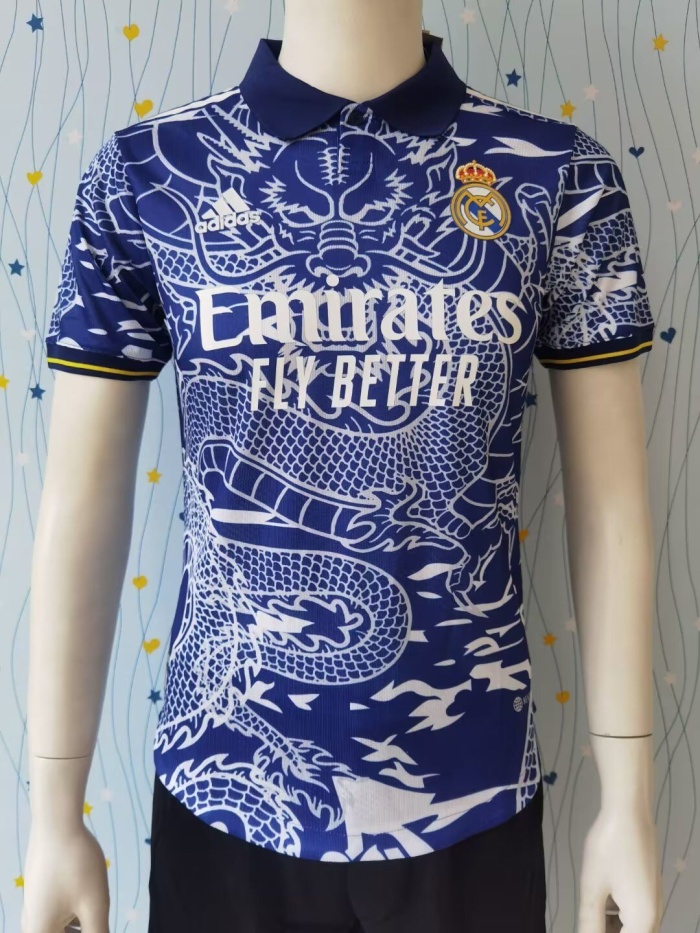 Real Madrid 23/24 Blue Dragon Training Jersey(Player