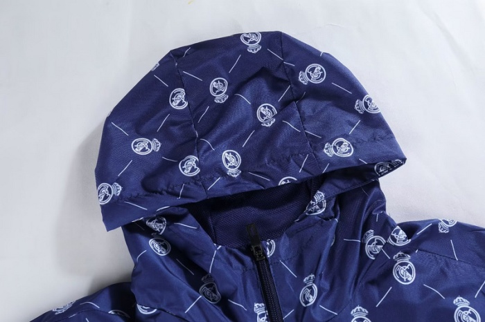 Real Madrid 23/24 Wind Coat - Dark Blue