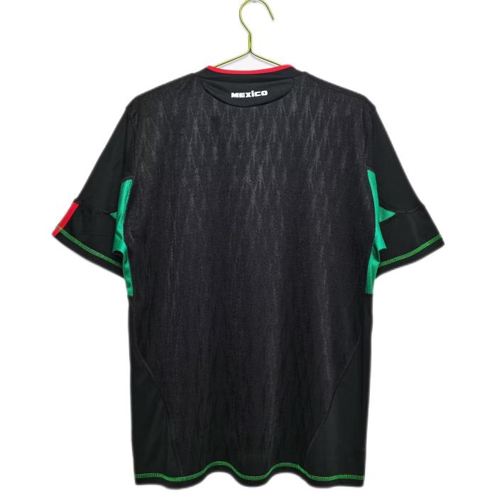 Mexico 2010 World Cup Away Black Soccer Jersey