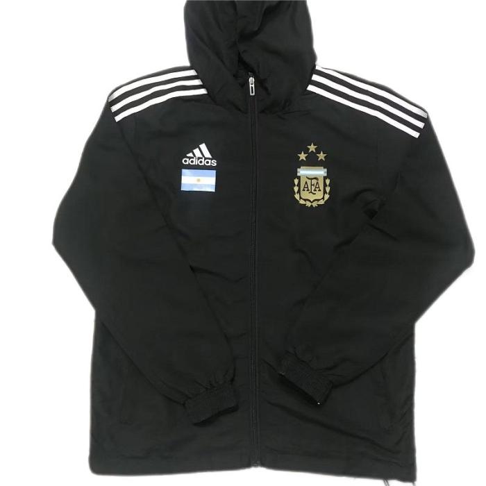 Argentina 23/24 Wind Coat - Black/White