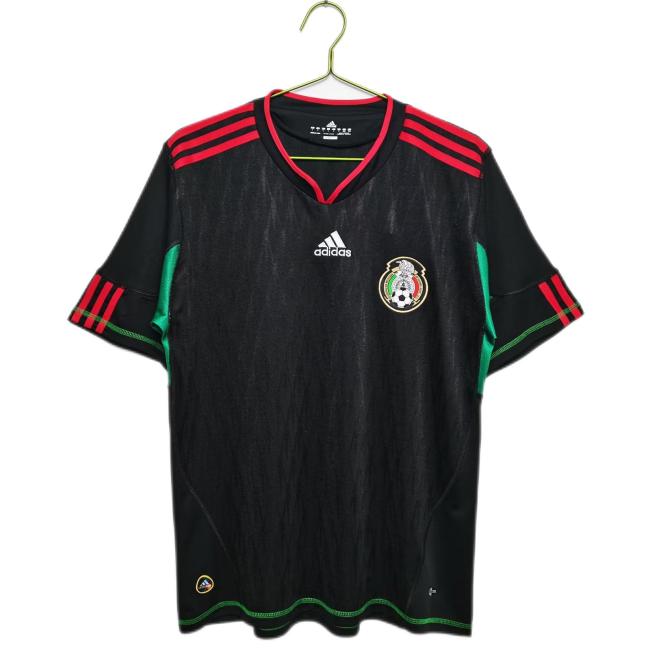 Mexico 2010 World Cup Away Black Soccer Jersey