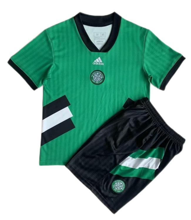 Kids-Celtic 23/24 Icon Green Soccer Jersey