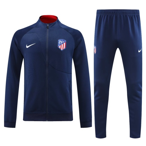 Atletico Madrid 23/24 Tracksuit - Navy Blue/Red