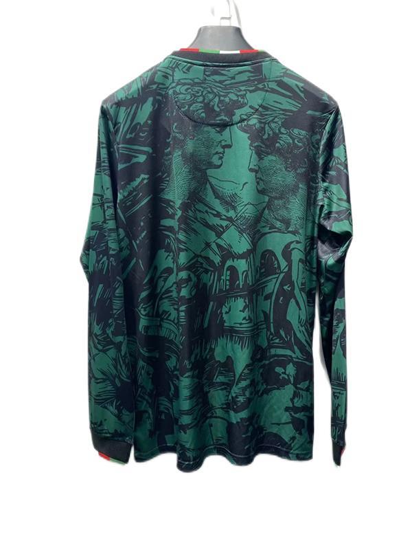 Italy 23/24 Special Dark Green Long Soccer Jersey