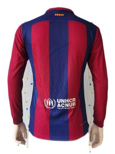 Barcelona 23/24 Home Leaked Long Jersey(Player)