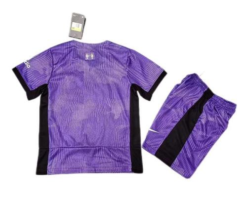 Kids-Liverpool 23/24 Third Purple Leaked Soccer Jersey