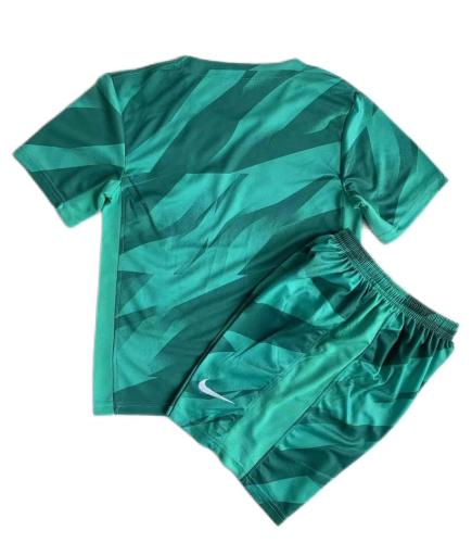 Kids-France 2023 GK Green Soccer Jersey