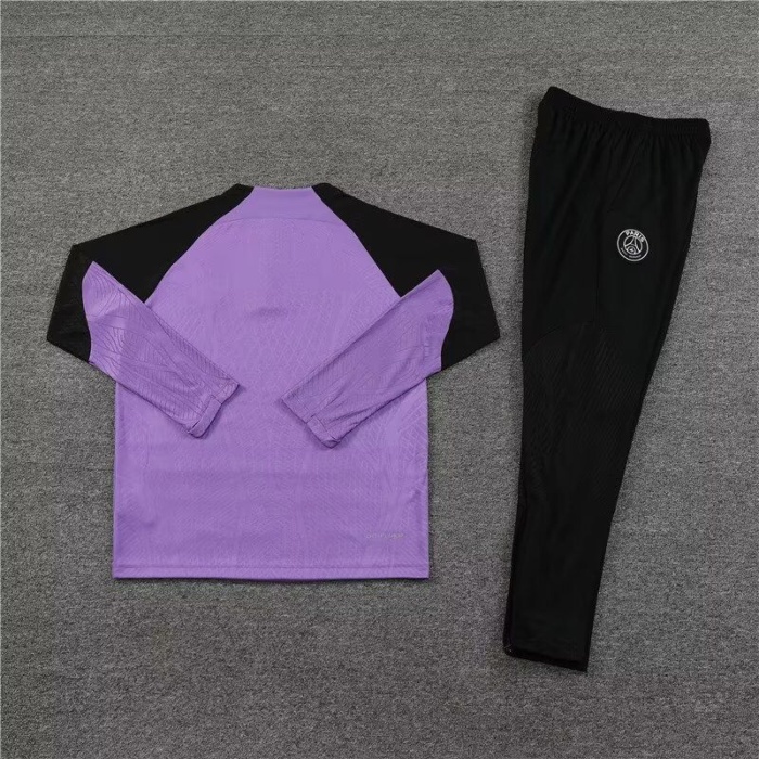 Paris St Germain 23/24 Tracksuit - Purple/Black