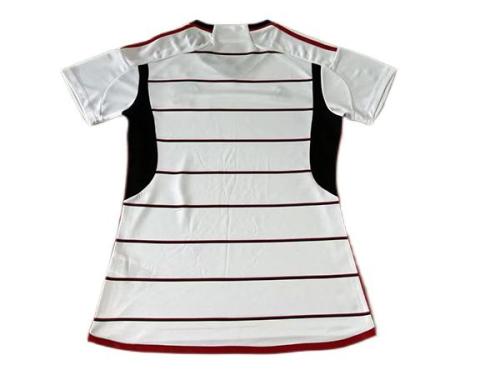 Flamengo Woman 23/24 Away White Soccer Jersey