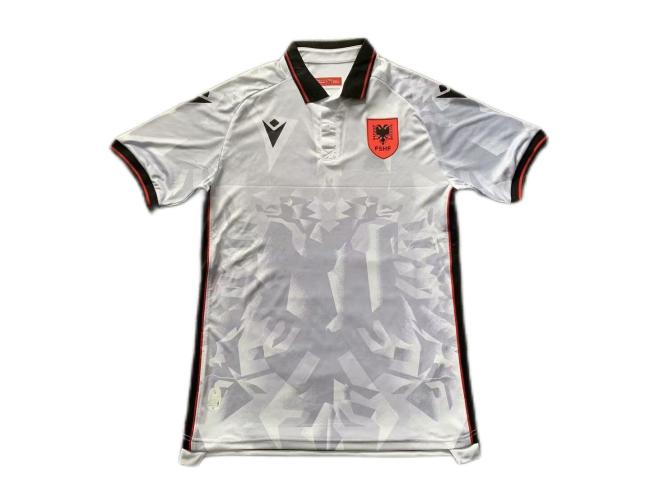 Albania 23/24 Away White Soccer Jersey