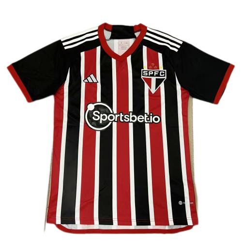 Sao Paulo 23/24 Away Black/Red Soccer Jersey