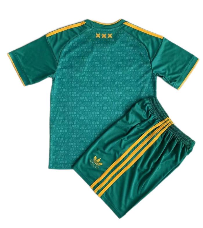 Kids-Ajax 23/24 Concept Green Soccer Jersey