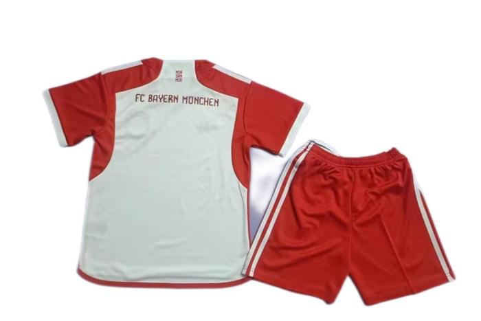 Kids-Bayern Munich 23/24 Home Soccer Jersey