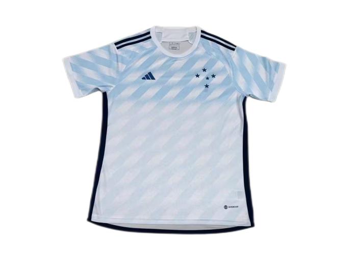 Cruzeiro 23/24 Away White Soccer Jersey