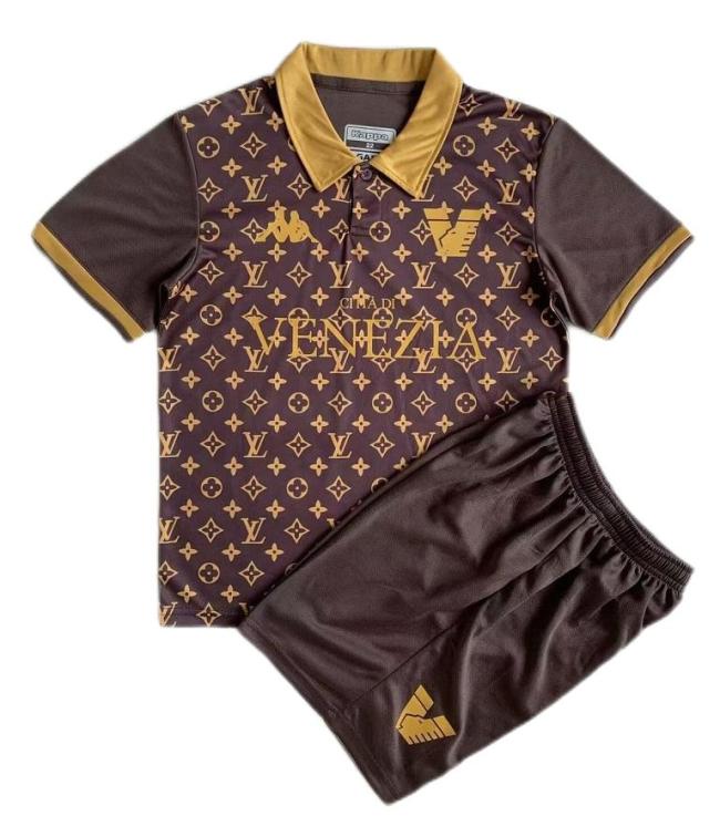 Kids-Venezia 23/24 Concept Brown Soccer Jersey