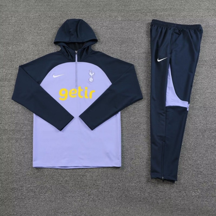 Tottenham 23/24 Hoodie Tracksuit - Purple