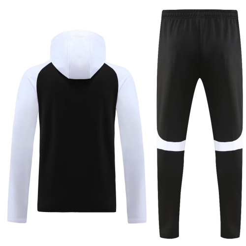 Chelsea 23/24 Hoodie Tracksuit - White/Black/Golden