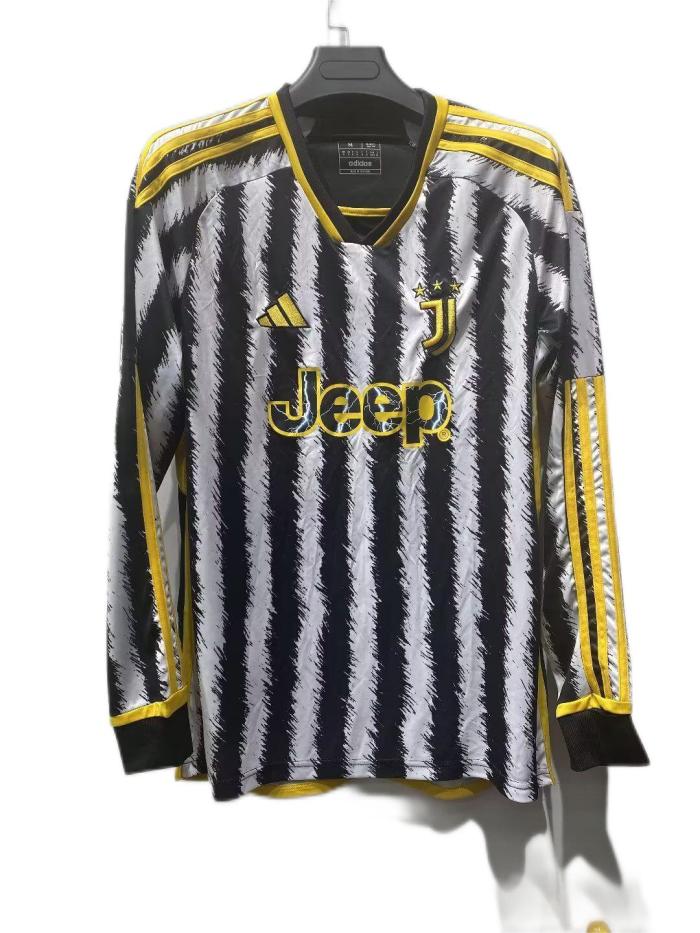 Juventus 23/24 Home Long Soccer Jersey