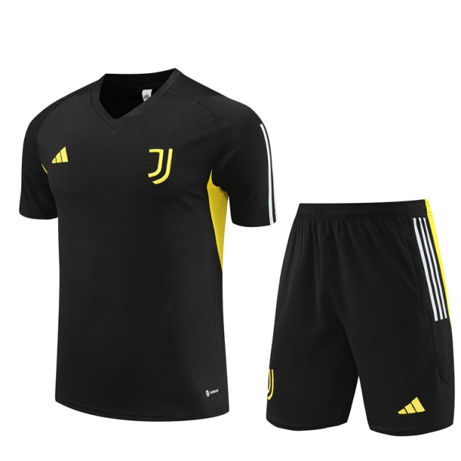 Juventus 23/24 Black/Yellow Training Kit Jerseys