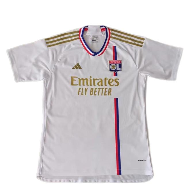 Lyon 23/24 Home Soccer Jersey