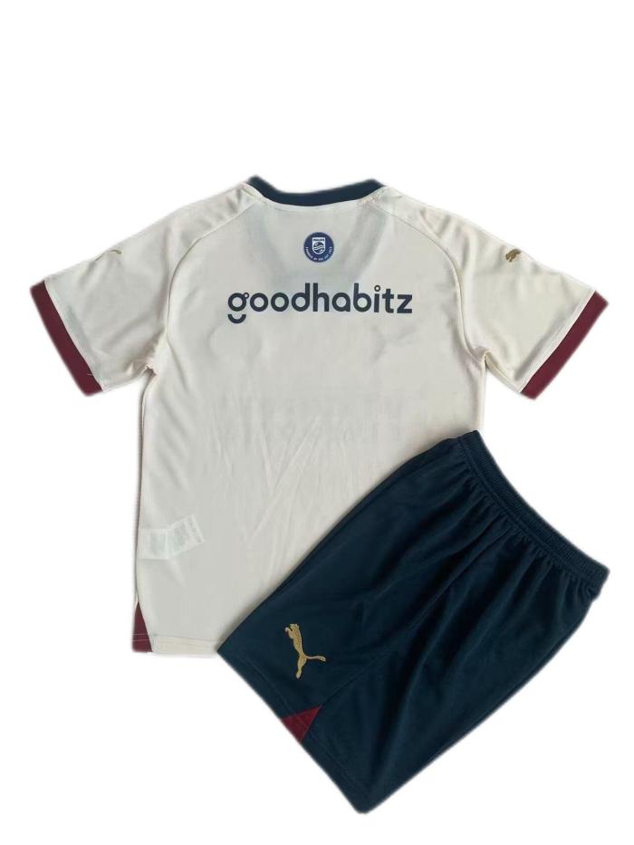 Kids-PSV 23/24 Away White Soccer Jersey