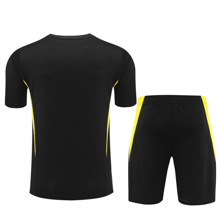 Juventus 23/24 Black/Yellow Training Kit Jerseys