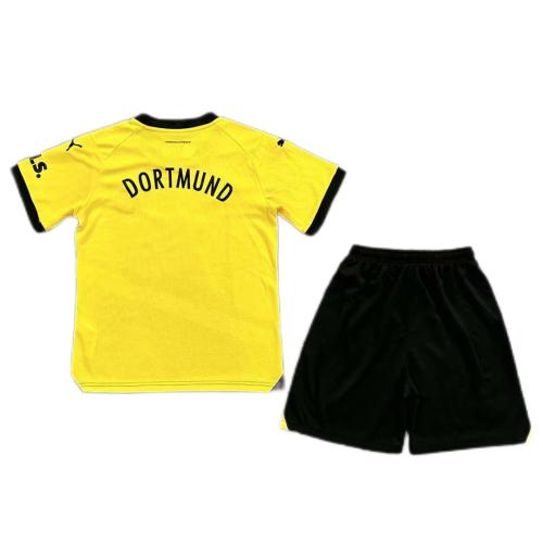 Kids-Dortmund 23/24 Home Soccer Jersey