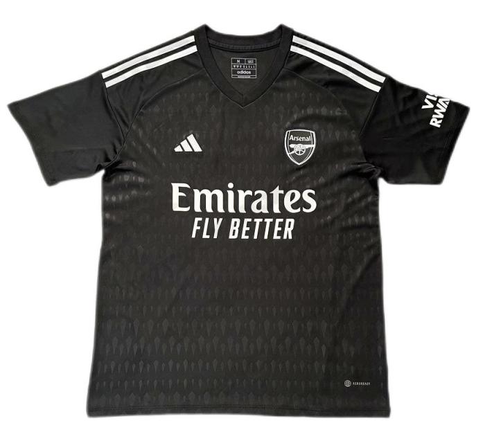 Arsenal 23/24 GK Black Soccer Jersey