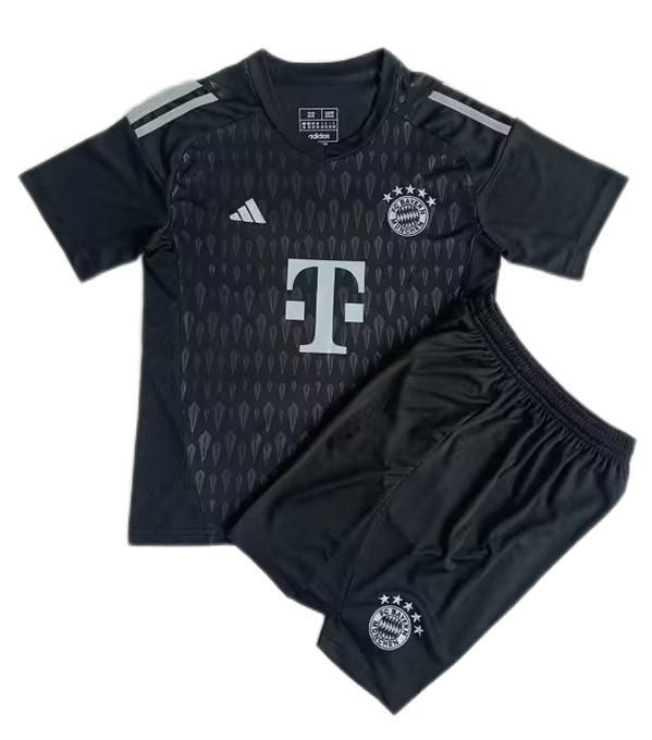 Kids-Bayern Munich 23/24 GK Black Soccer Jersey