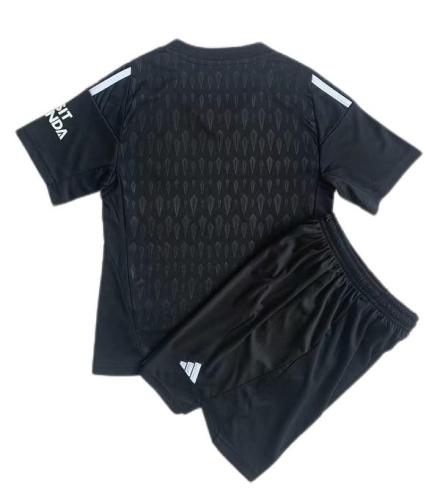 Kids-Arsenal 23/24 GK Black Soccer Jersey