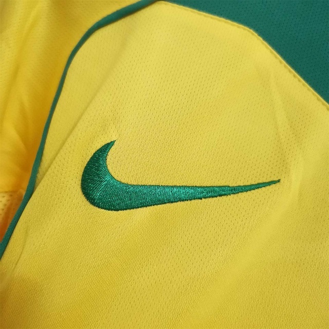 Brazil 2004 Home Soccer Jersey