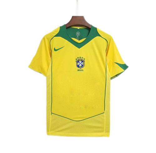 Brazil 2004 Home Soccer Jersey