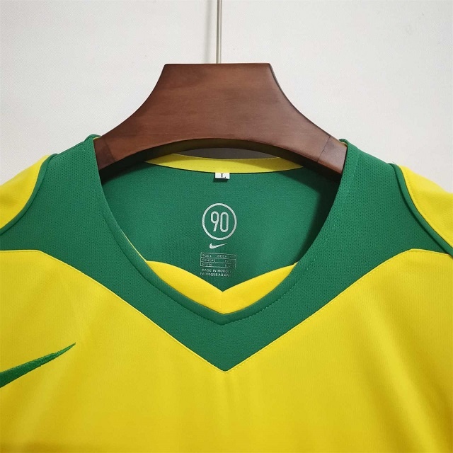 Brazil 2004 Home Soccer Jersey