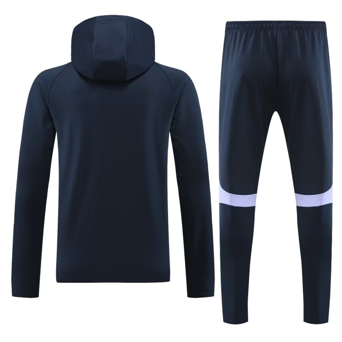 Tottenham 23/24 Hoodie Tracksuit - Dark Blue