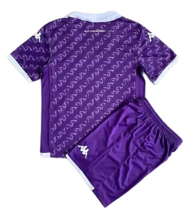Kids-Fiorentina 23/24 Home Soccer Jersey