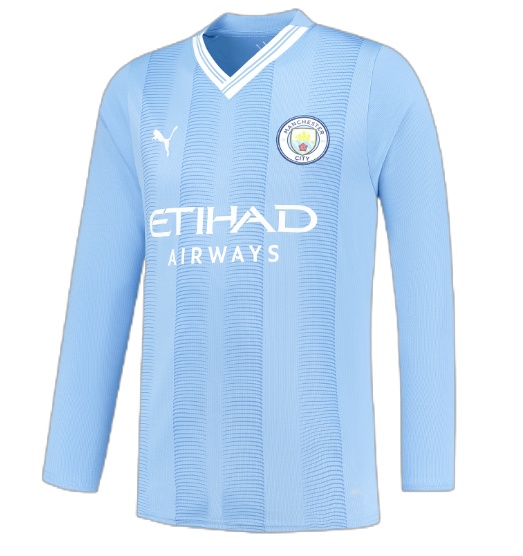 Manchester City 23/24 Home Long Jersey(Player)
