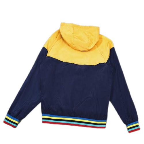Barcelona 23/24 Wind Coat - Yellow/Dark Blue