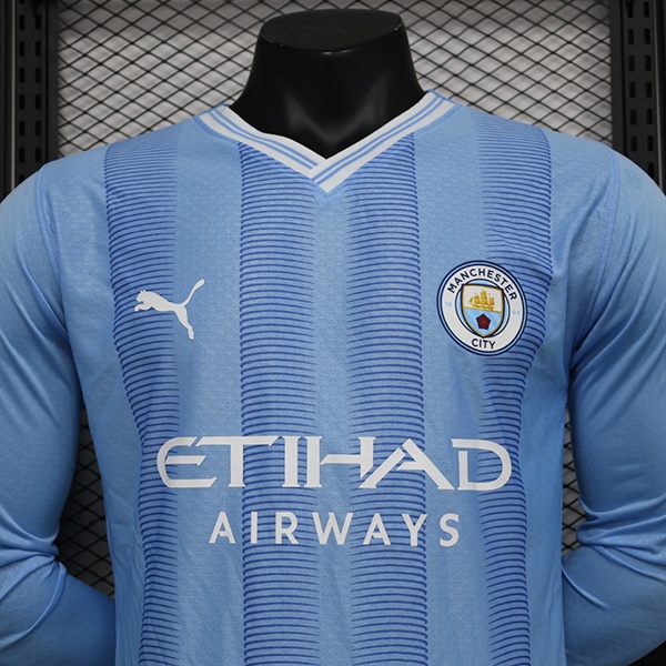 Manchester City 23/24 Home Long Jersey(Player)