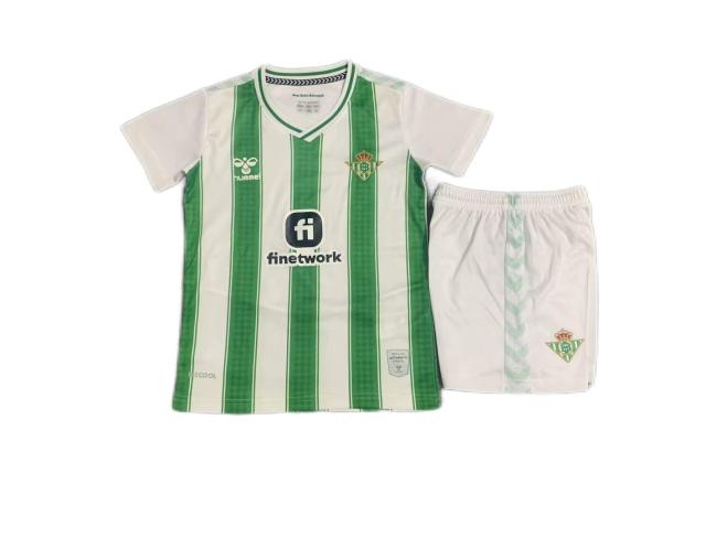 Kids-Real Betis 23/24 Home Soccer Jersey