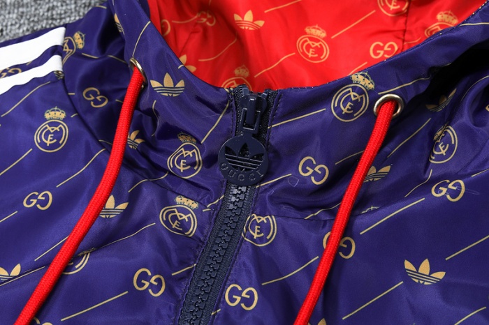 Real Madrid 23/24 Wind Coat - Purple/Red