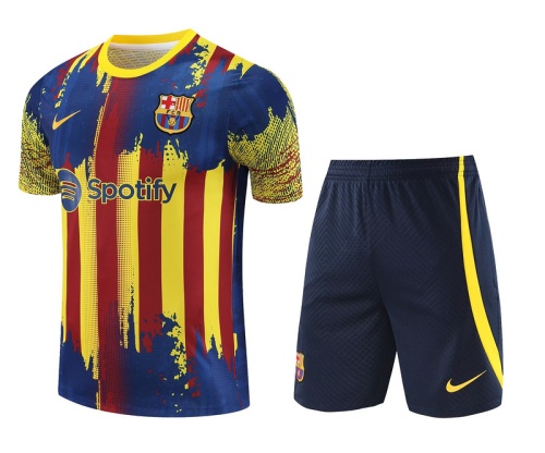 Barcelona 23/24 Blue/Red/Yellow Training Kit Jerseys