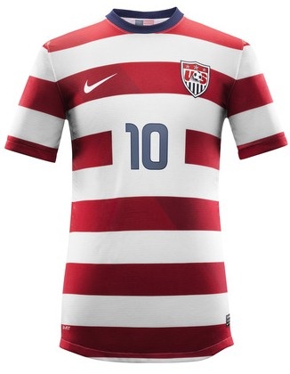 USA 12/13 Home Soccer Jersey