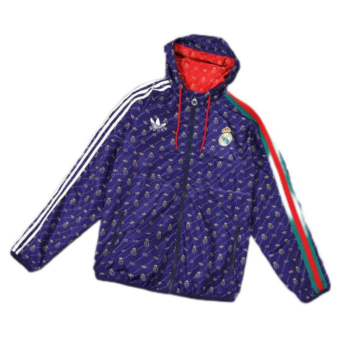 Real Madrid 23/24 Wind Coat - Purple/Red