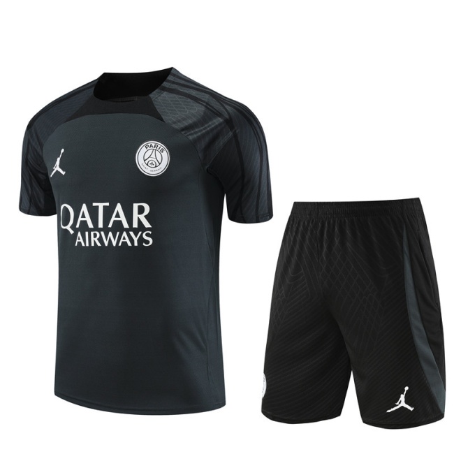 PSG 23/24 Dark Grey Training Kit Jerseys