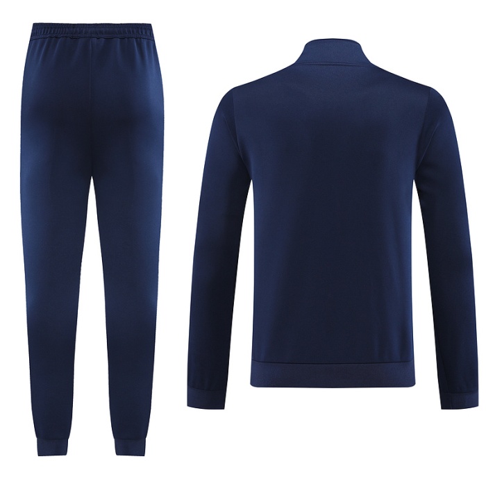 Real Madrid 23/24 Tracksuit - Navy Blue/Golden